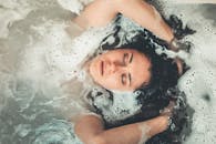 Woman in Bath Tub