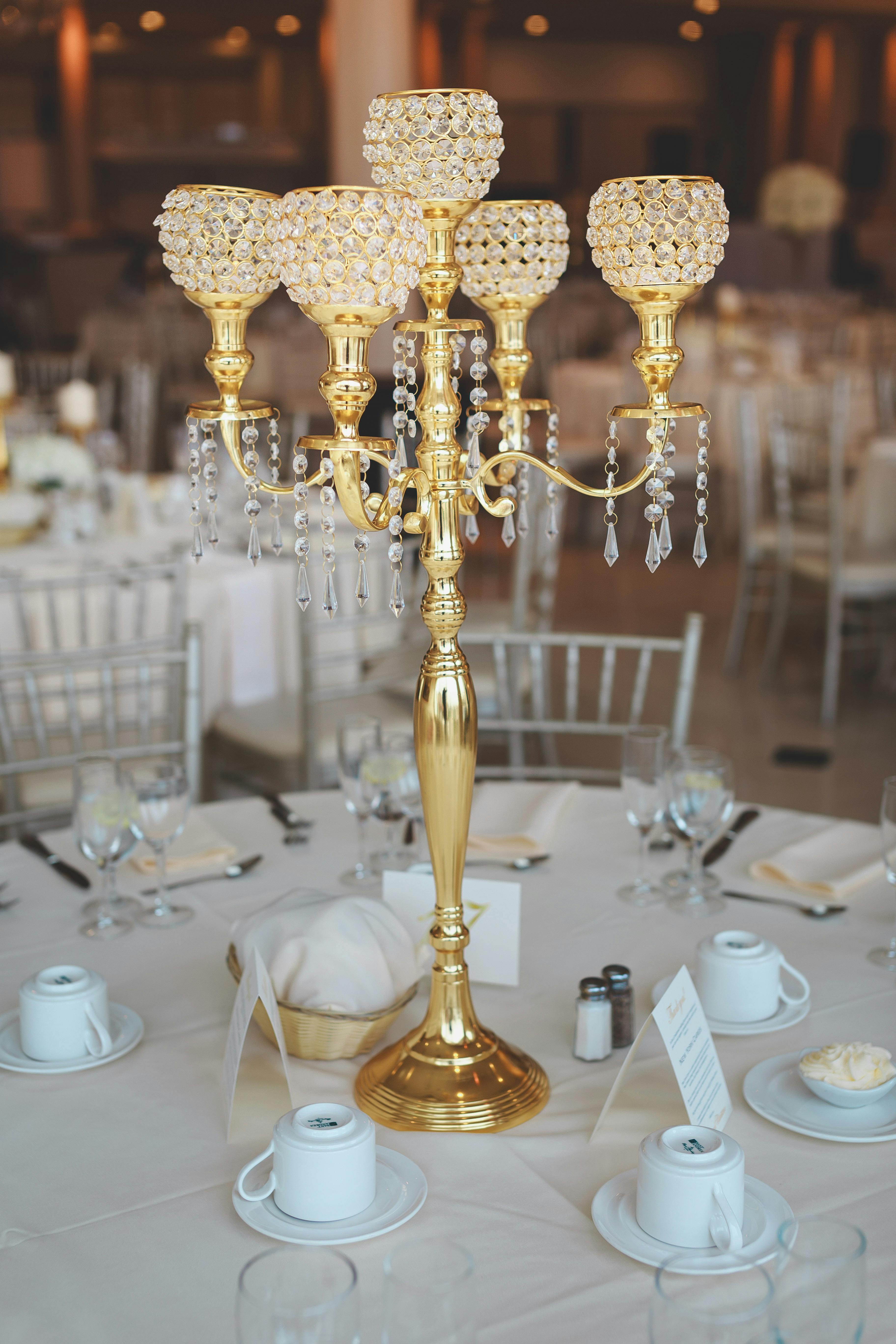 brass candelabra