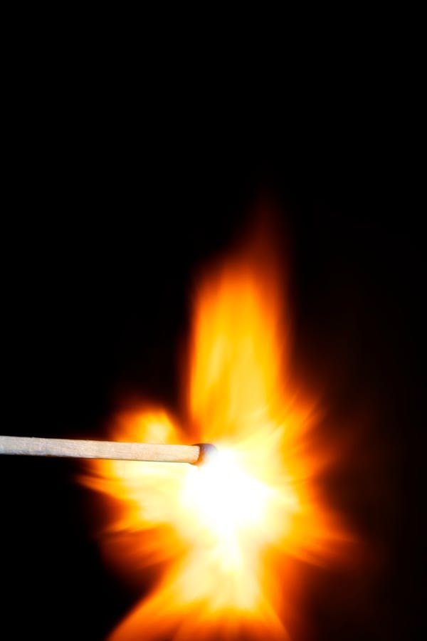 Lighted Match Stick