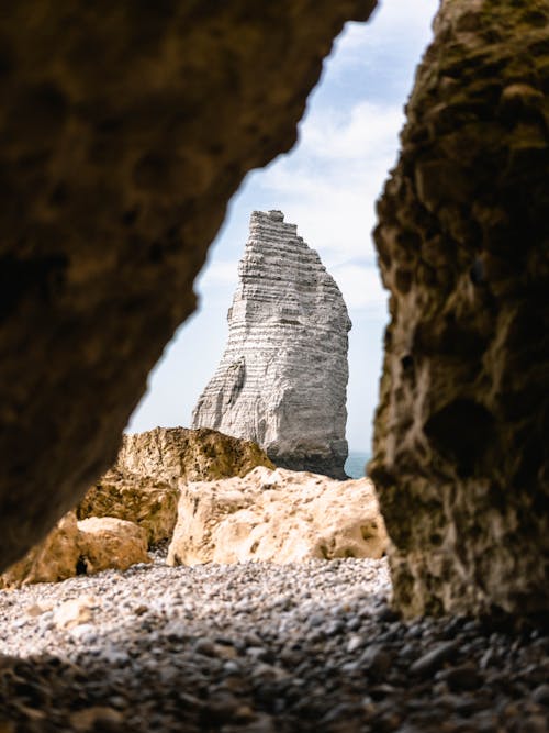 Gray Rock by the Cliff