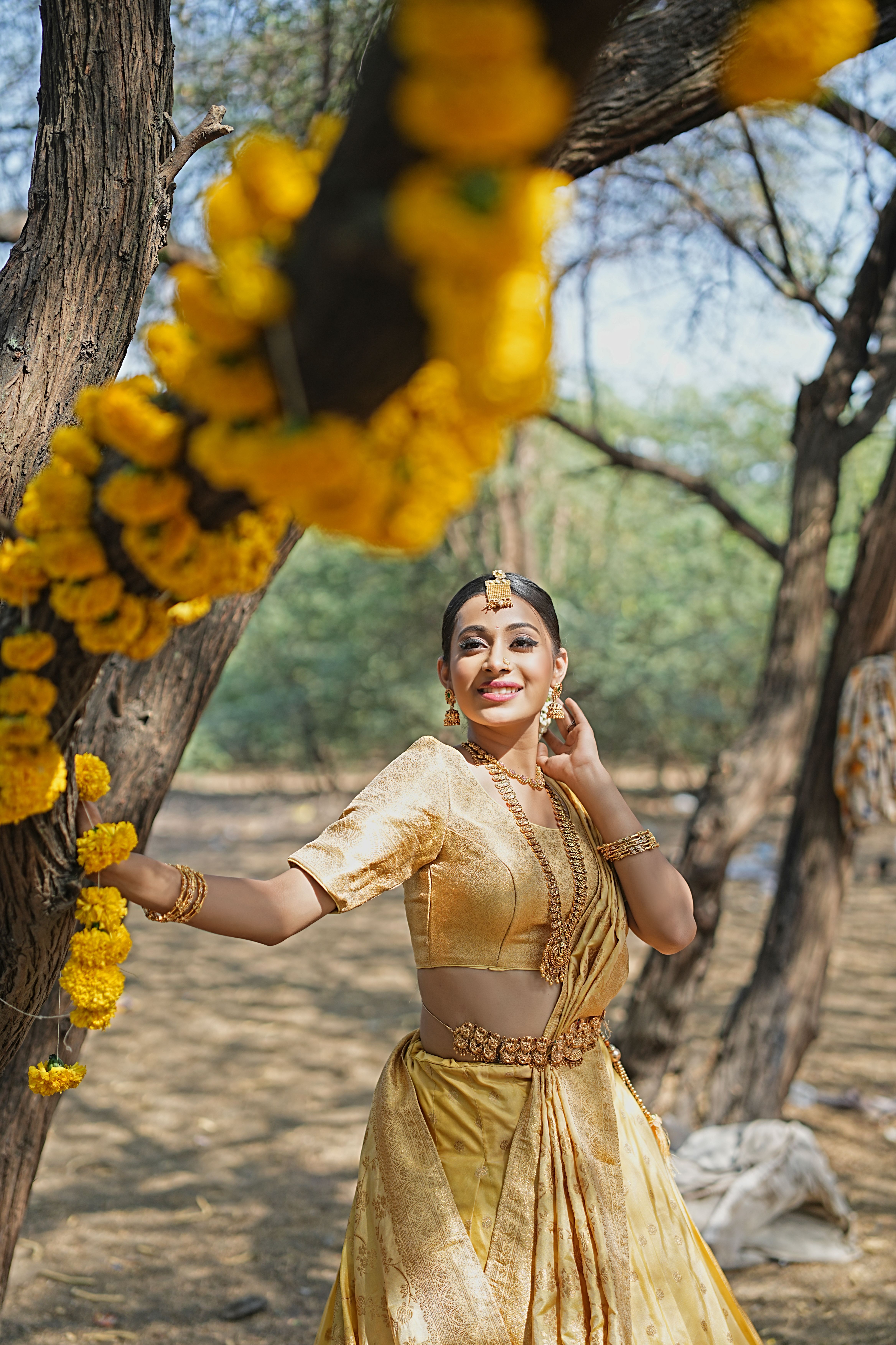 Smiling Woman in Traditional Clothing · Free Stock Photo