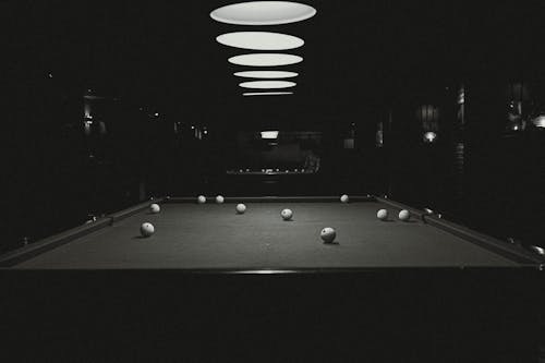 famous billiard club 811 in Moscow, atmosphere inside