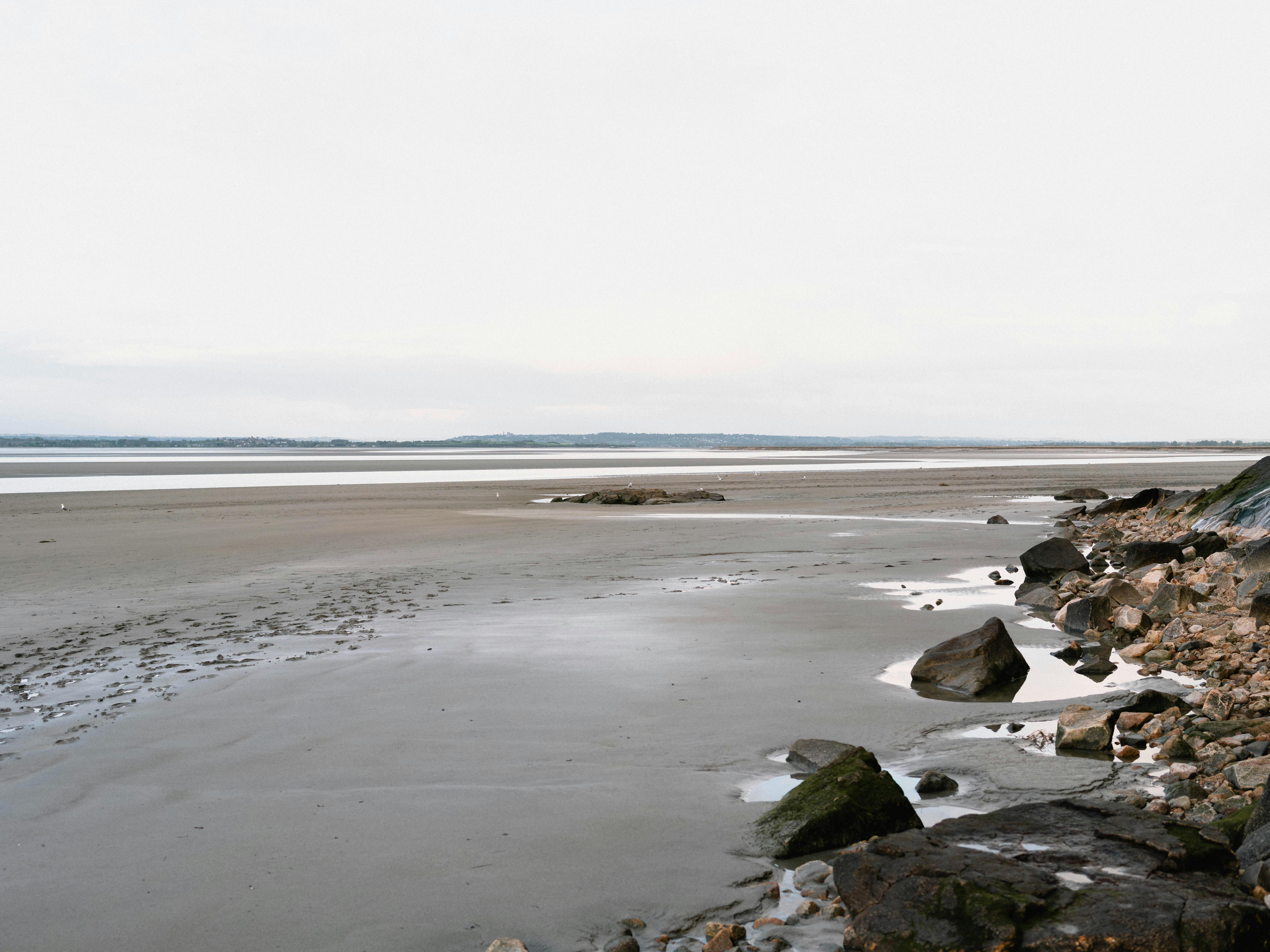 Beach During Low Tide · Free Stock Photo