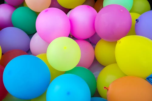 Free stock photo of balloons, children, color balloons