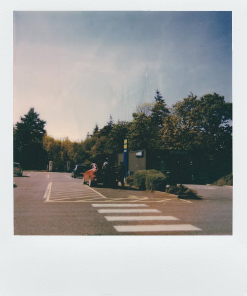 Cars Parked on Road