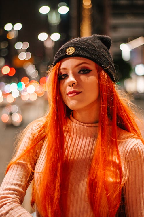 Photo of Woman Wearing Black Bonnet