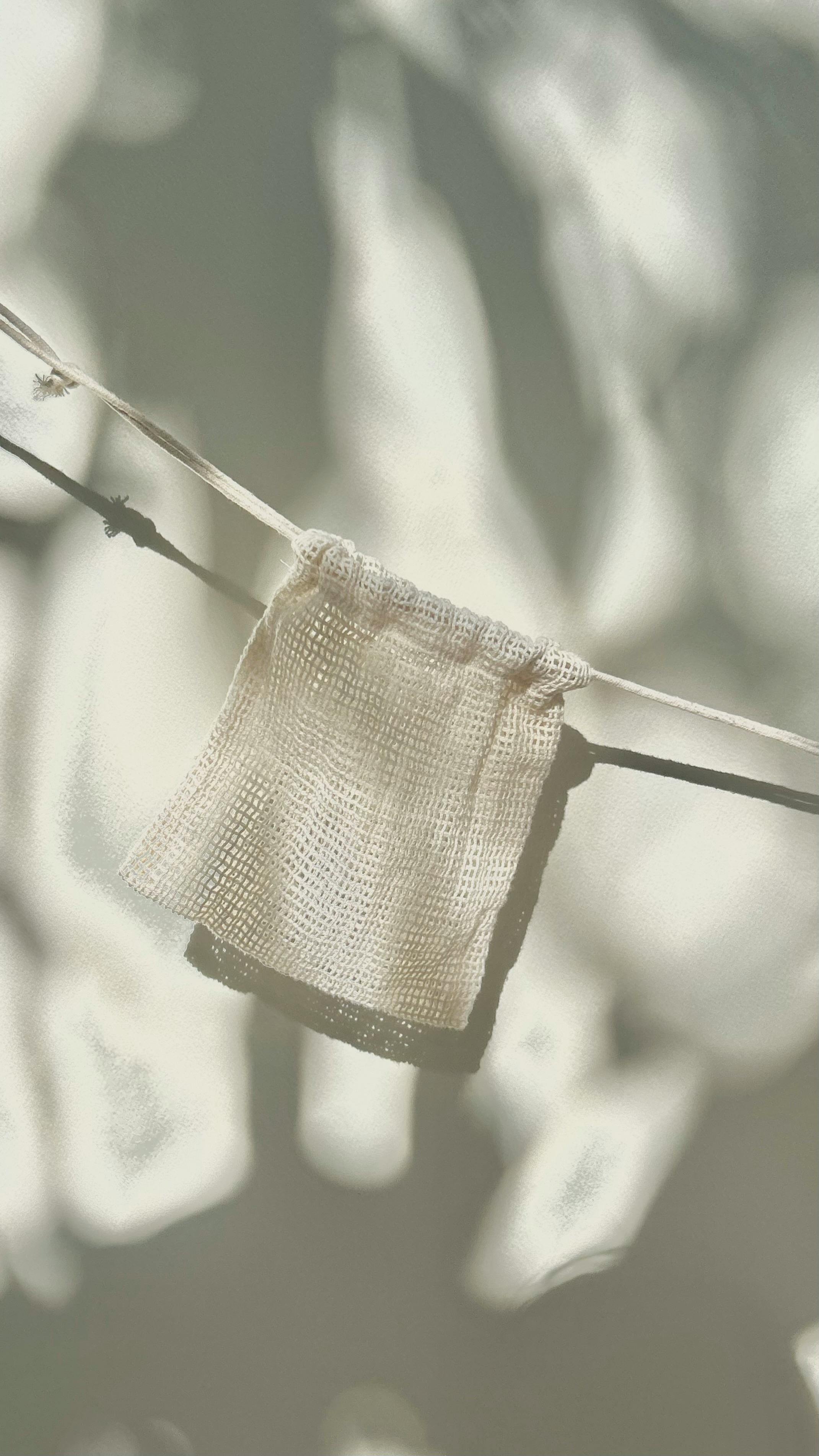 Cotton Bag Hanging on String · Free Stock Photo