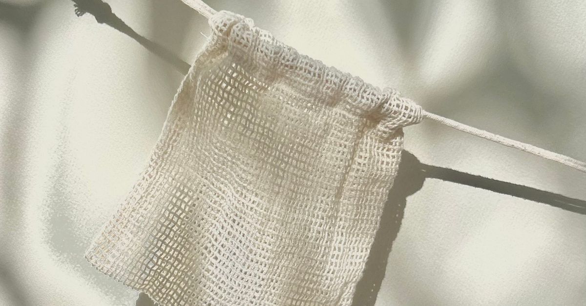 Cotton Bag Hanging on String · Free Stock Photo