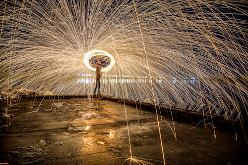 Foto Orang Yang Melakukan Fotografi Wol Baja