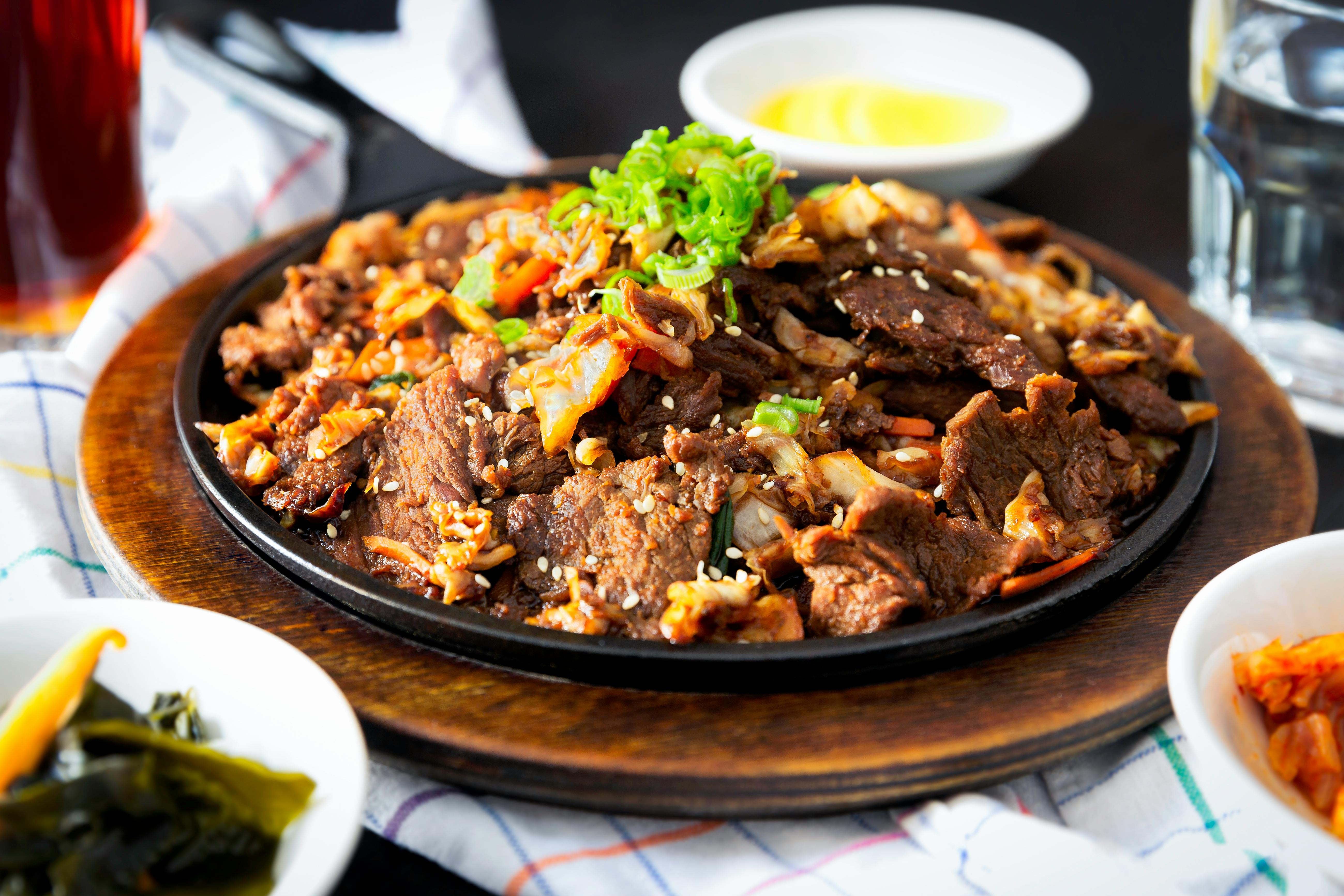 cooked-meat-on-plate-free-stock-photo