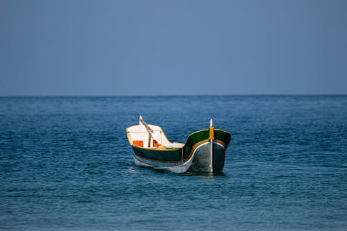 Immagine gratuita di acqua, alba, barca