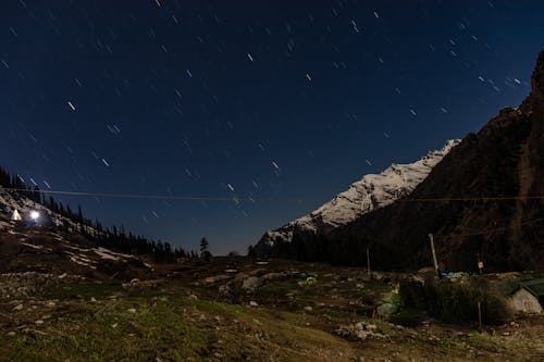 astronomi, dağ, dağ doruğu içeren Ücretsiz stok fotoğraf