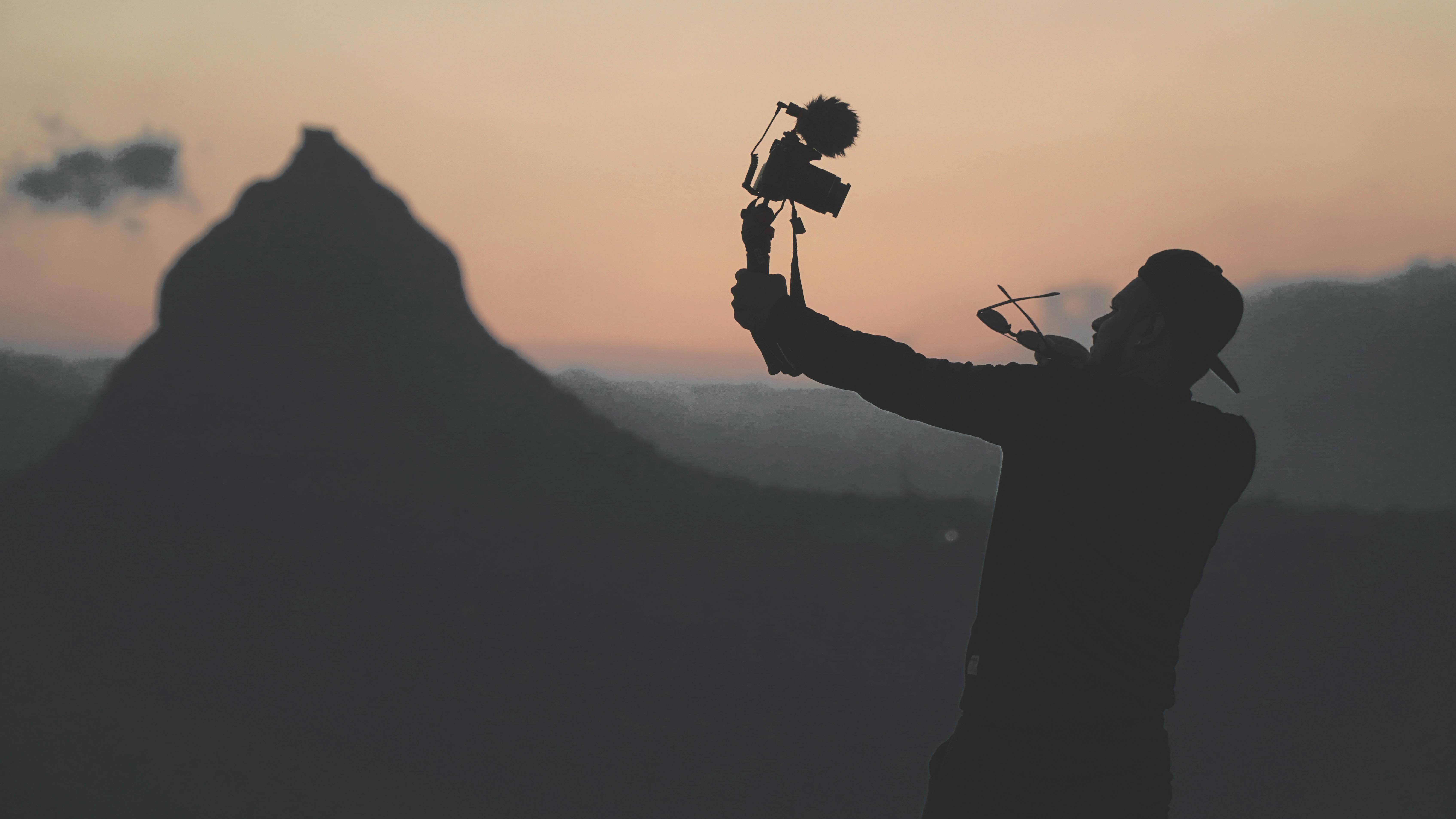 silhouette of a man