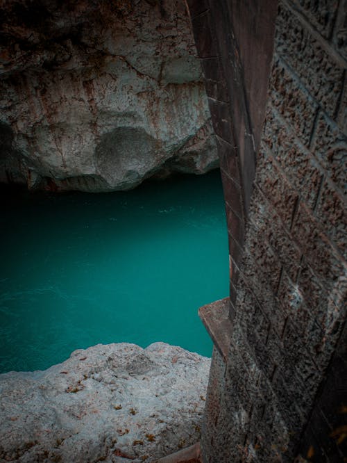 River flowing under Bridge