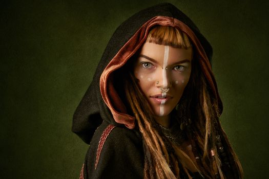 Woman In Black Hoodie