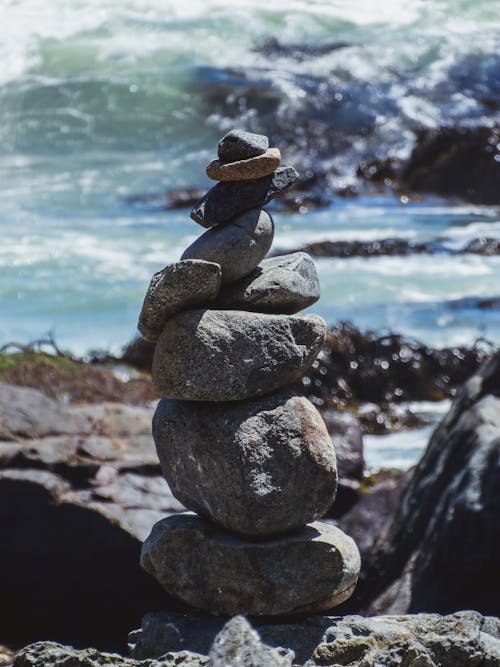 Δωρεάν στοκ φωτογραφιών με nnature, rock, ακτή