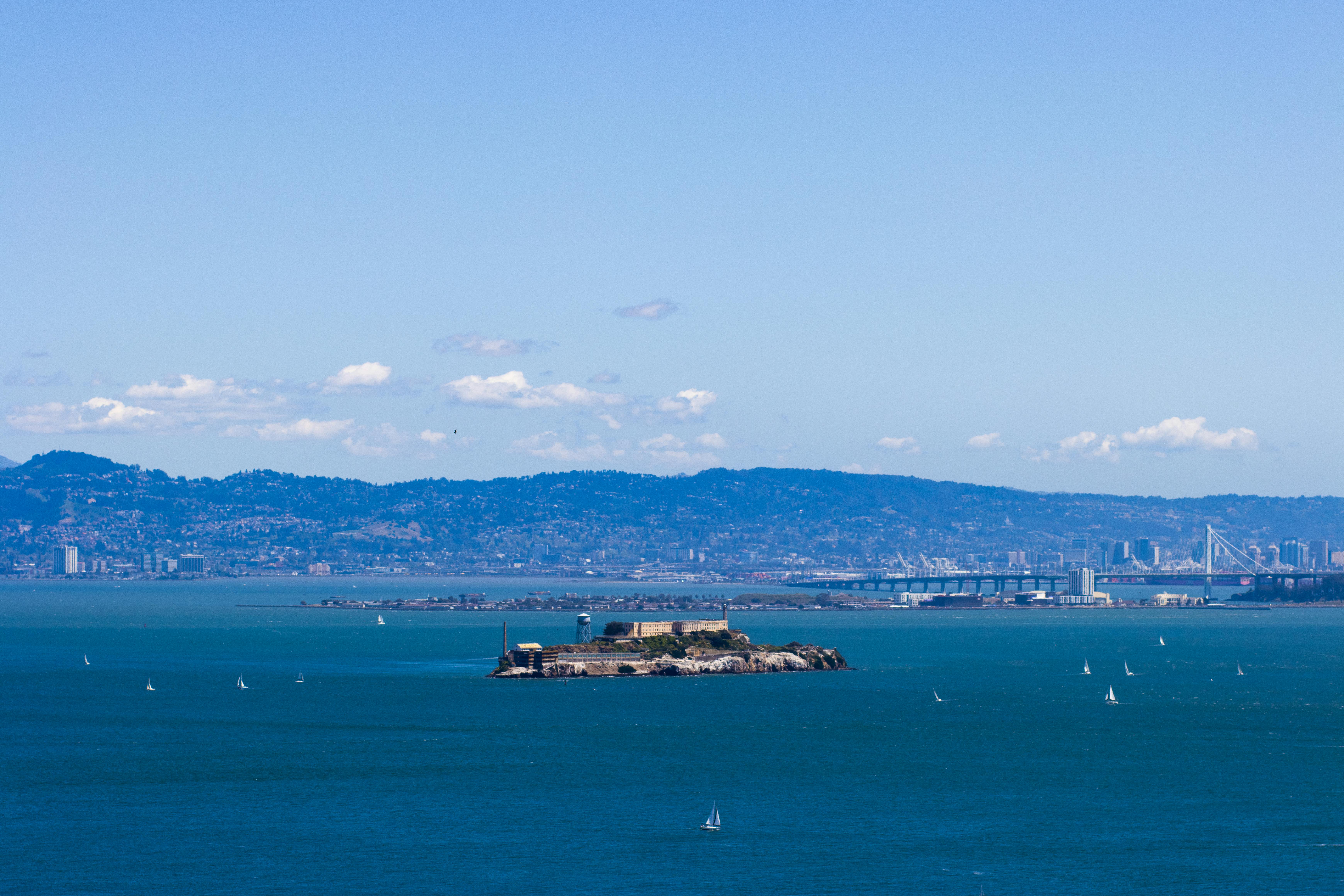 alcatraz island in san francisco bay