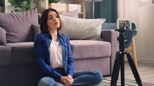 Creator recording a video at home by Vitaly Gariev on Pexels