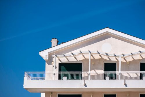 Free stock photo of balcony, beach, beach house Stock Photo