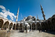 The blue mosque in istanbul, turkey