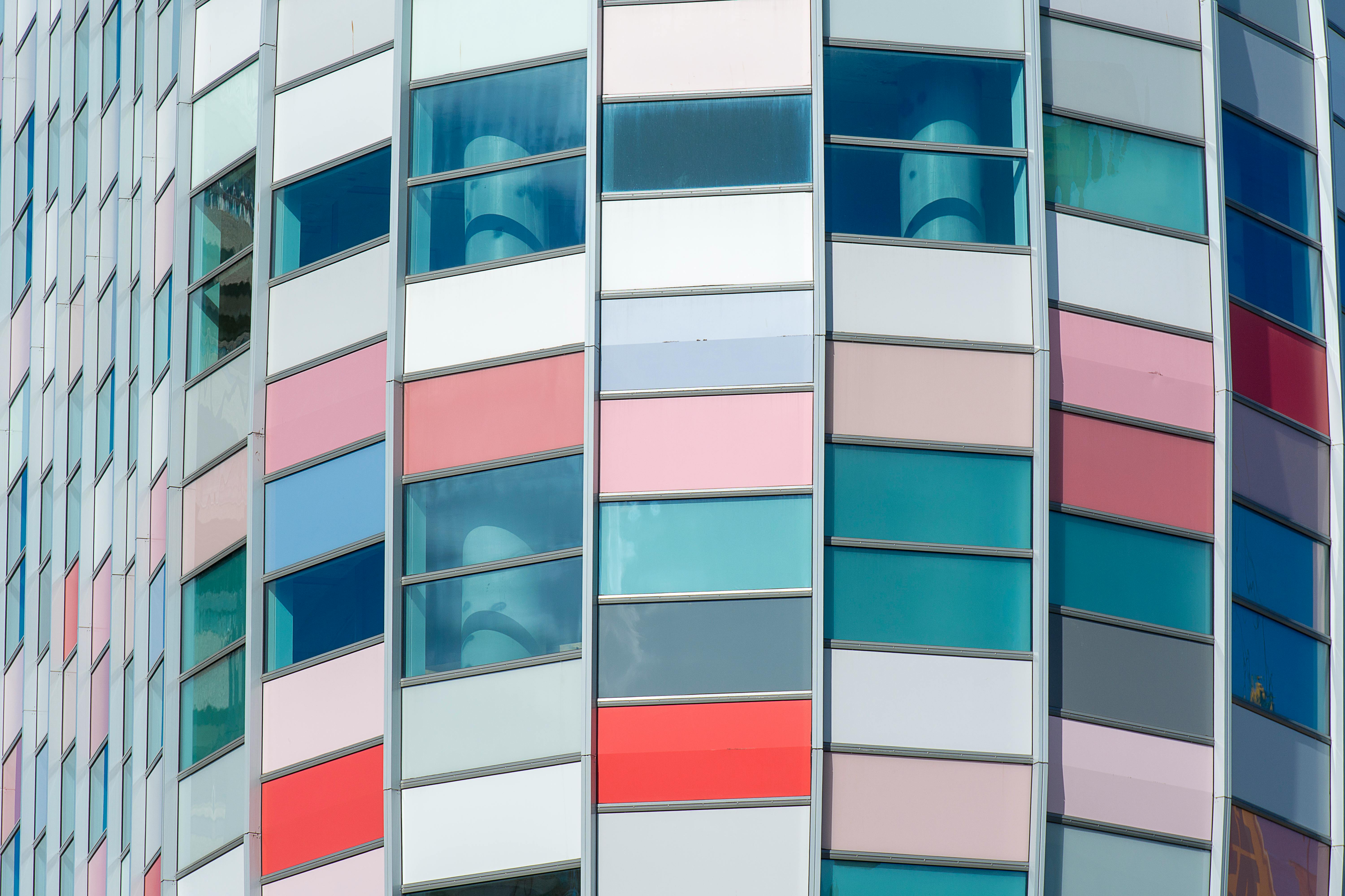 Aerial view of Utrecht cityscape showing urban landscape and architecture