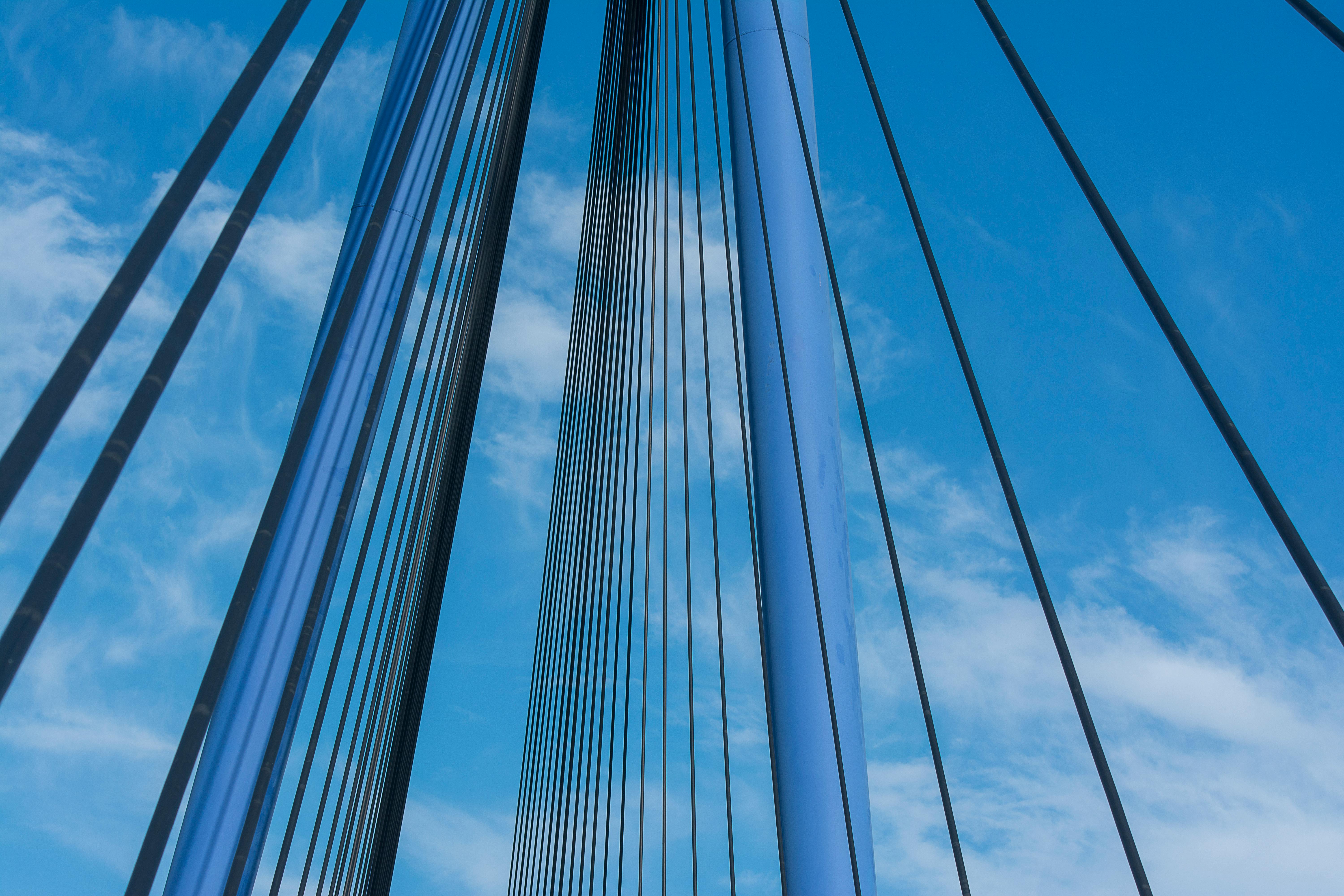 cables of suspension bridge