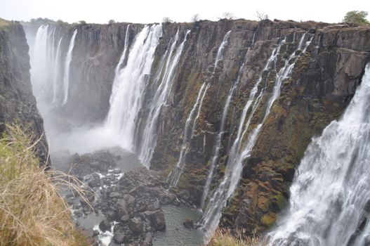 Helicopter scenic over the Falls — Victoria Falls