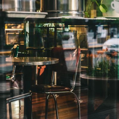 Barista pouring coffee with precision