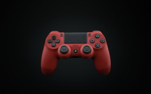 Free Photo Of Red And Black Sony Ps4 Dualshock4 Stock Photo