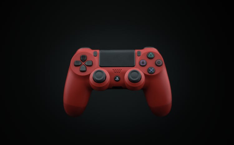 Photo Of Red And Black Sony Ps4 Dualshock4