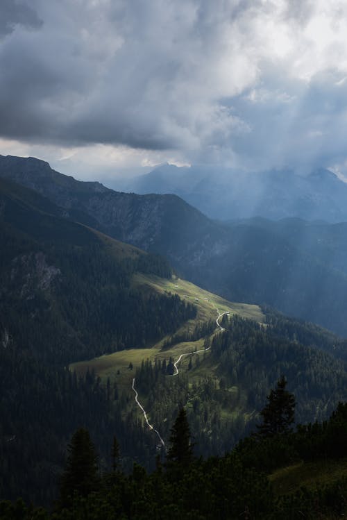 Aerial Shot Of Mountain