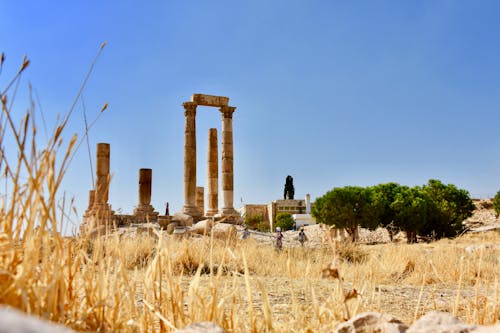 Templo De Hércules Na Cidadela De Amã, Jabal Al Qal'a