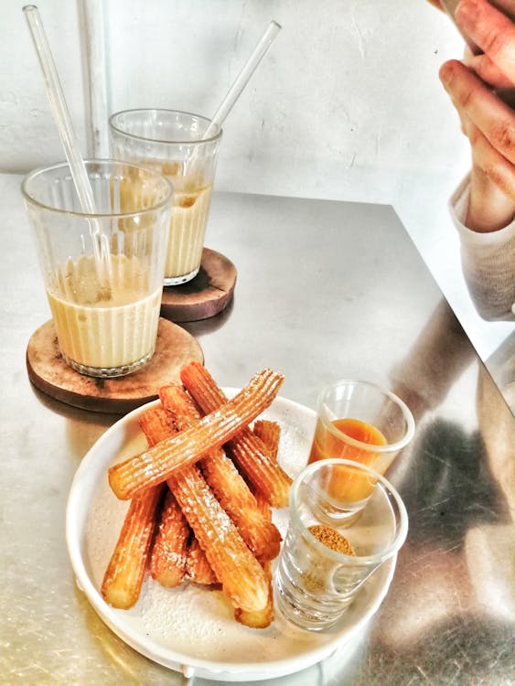 bar kafe, churros, Gıda içeren Ücretsiz stok fotoğraf