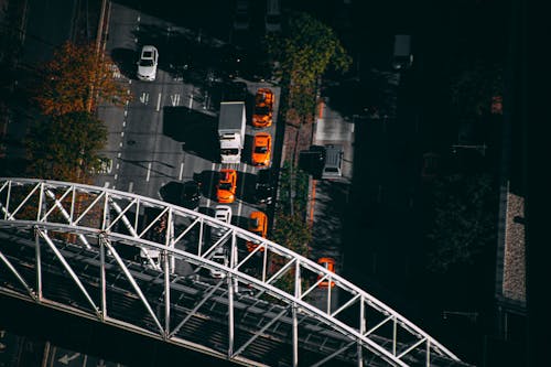 Aerial Shot Of Road