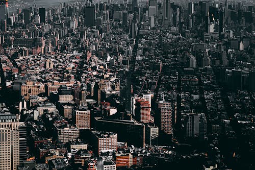 Ingyenes stockfotó belváros, épületek, felhőkarcolók témában