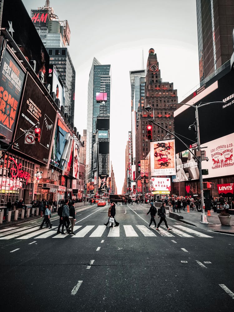  Pedestrian Crossing The Street