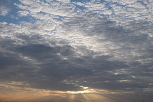 Cloud sky with Light Rays