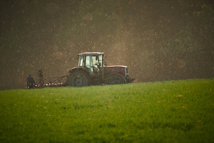 A Tractor In The Field