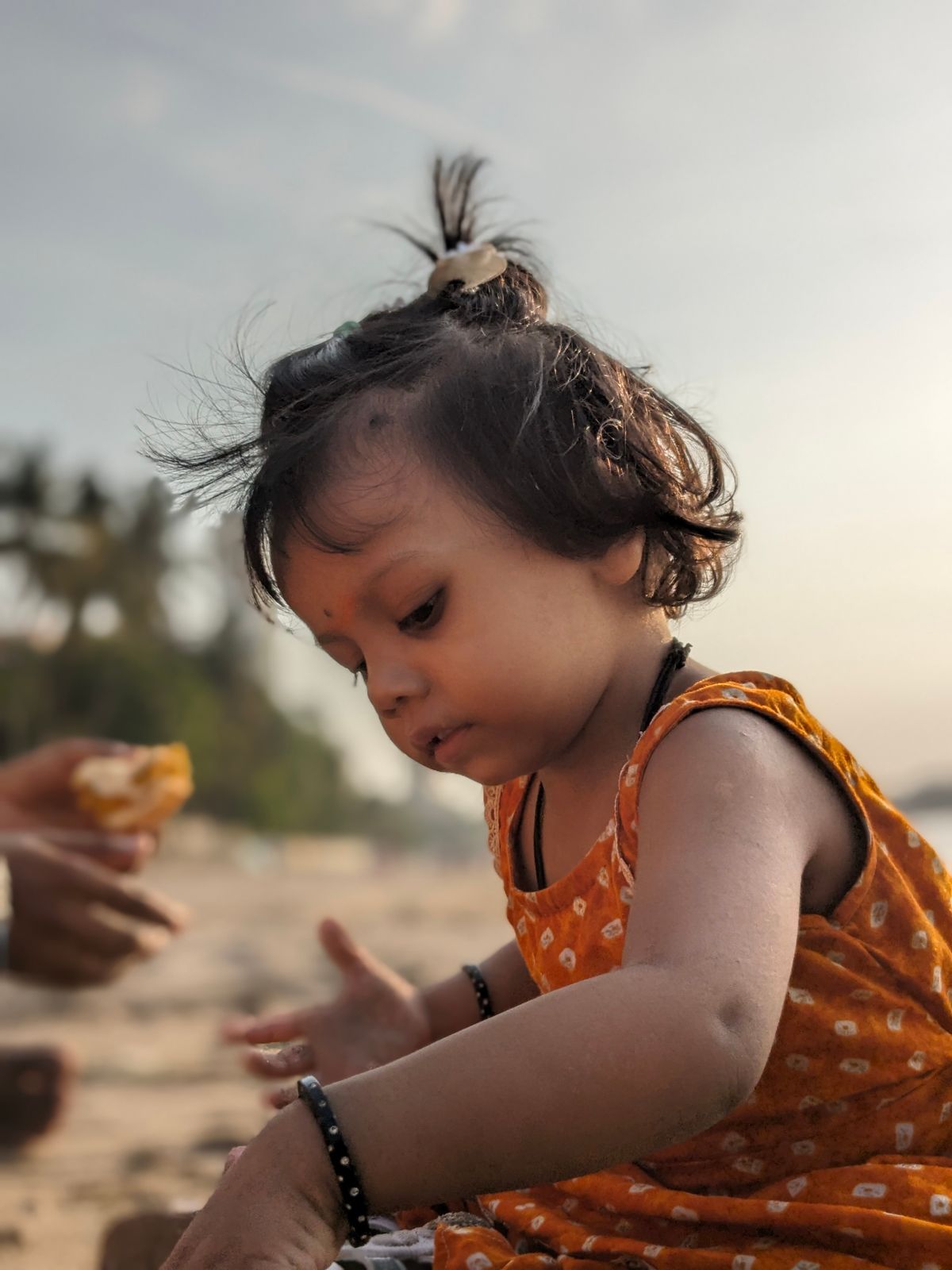 Close-up of a Little Girl on the Beach · Free Stock Photo
