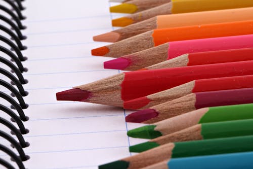 Gratis lagerfoto af blyant, blyanter, farve