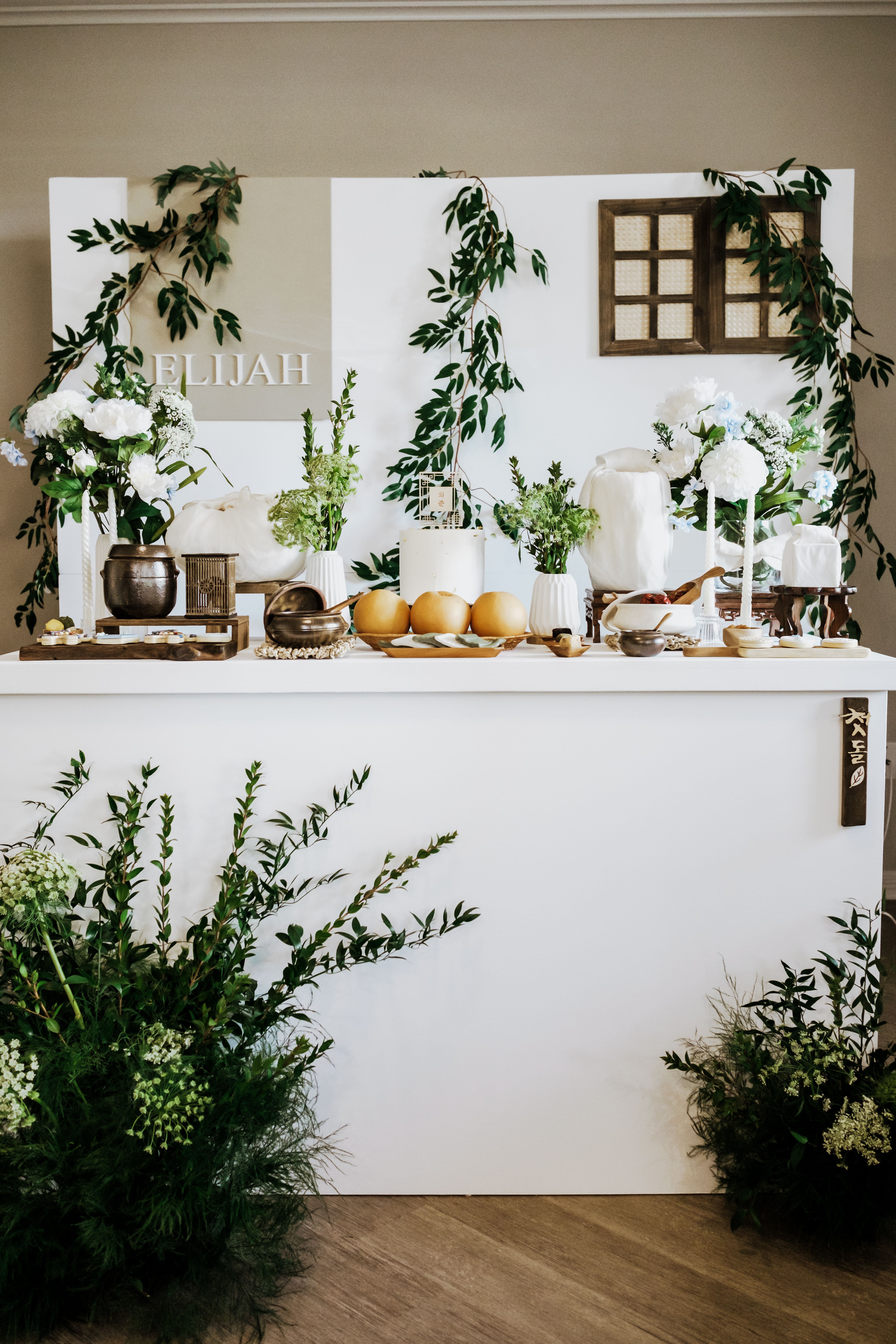 Decorations and Food on Table for Dohl in Korea · Free Stock Photo