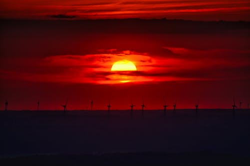 Gratis lagerfoto af aftensol, efterglød, lys og skygge