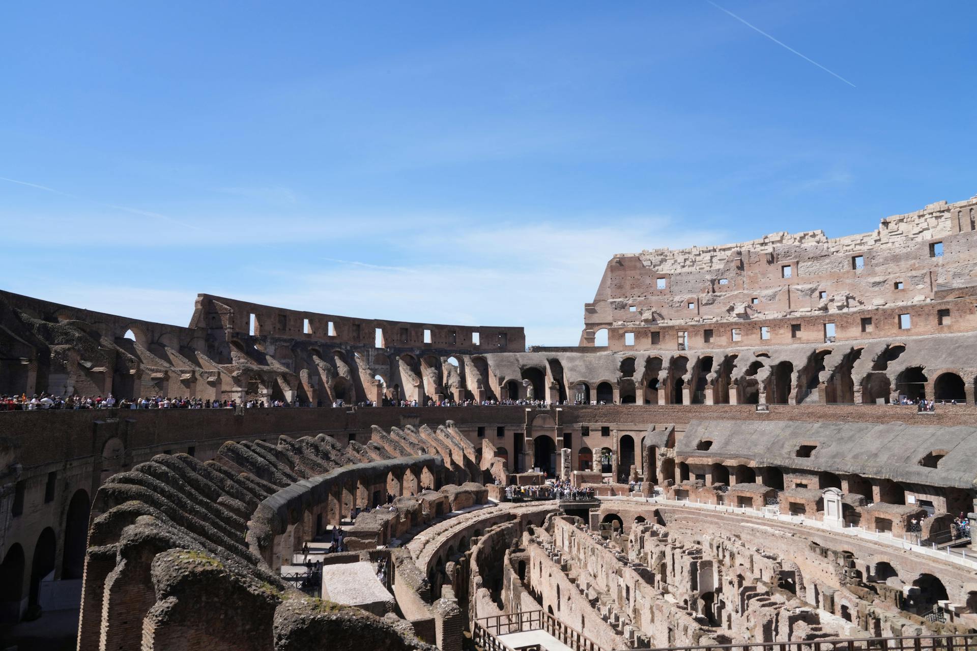 Ruins of Colosseum in Rome