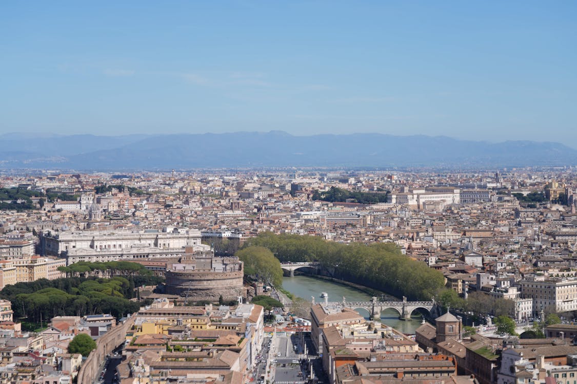 Rome with view of Castel Sant'Angelo