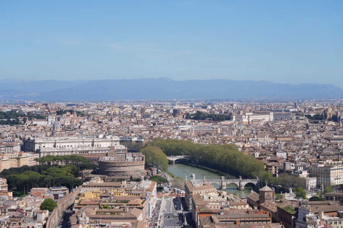 Workspace View Rome Birds Eye View of Rome · Free Stock Photo