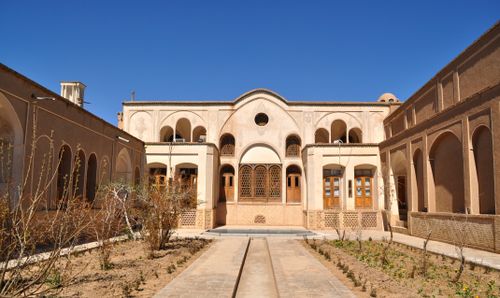 Free Discover the stunning historic architecture of Borujerdi House in Kashan, Iran. Stock Photo