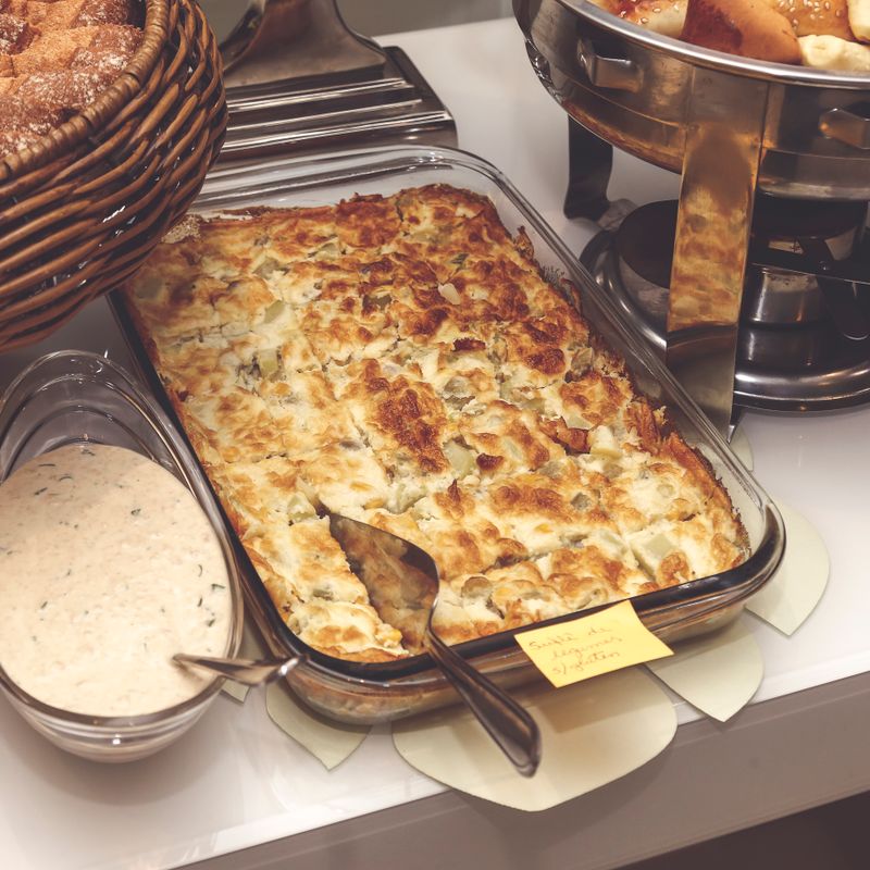 Chicken Pot Pie Casserole with Biscuit Topping