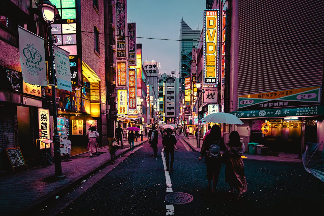 Fotobanka s bezplatnými fotkami na tému centrum mesta, cesta, Japonsko