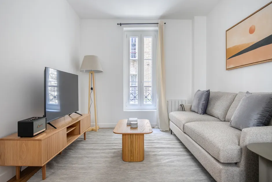 Appartement restauré et assaini après un nettoyage après incendie