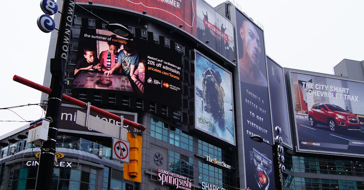Free stock photo of billboards, city, Toronto